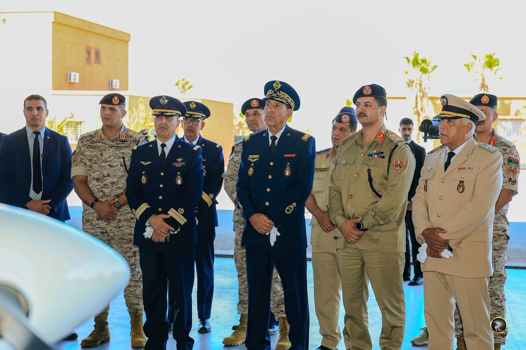 رئيس الأركان العامة للقوات المسلحة الفريق أول ركن خالد حفتر يزور القاعدة الجوية بمراكش