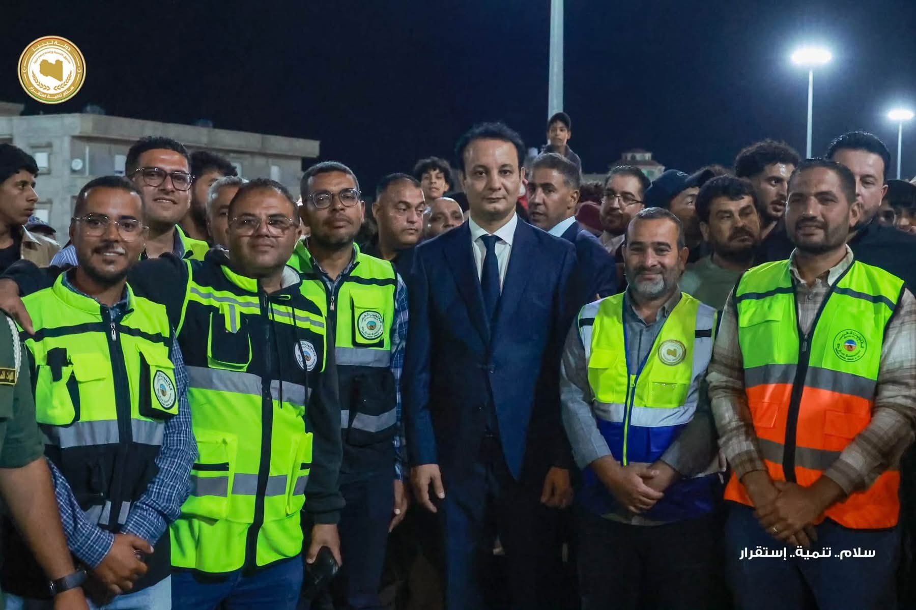 المهندس بالقاسم حفتر يفتتح جسري الكرامة والمشير بمدينة طبرق لتعزيز البنية التحتية وتحسين الحركة المرورية