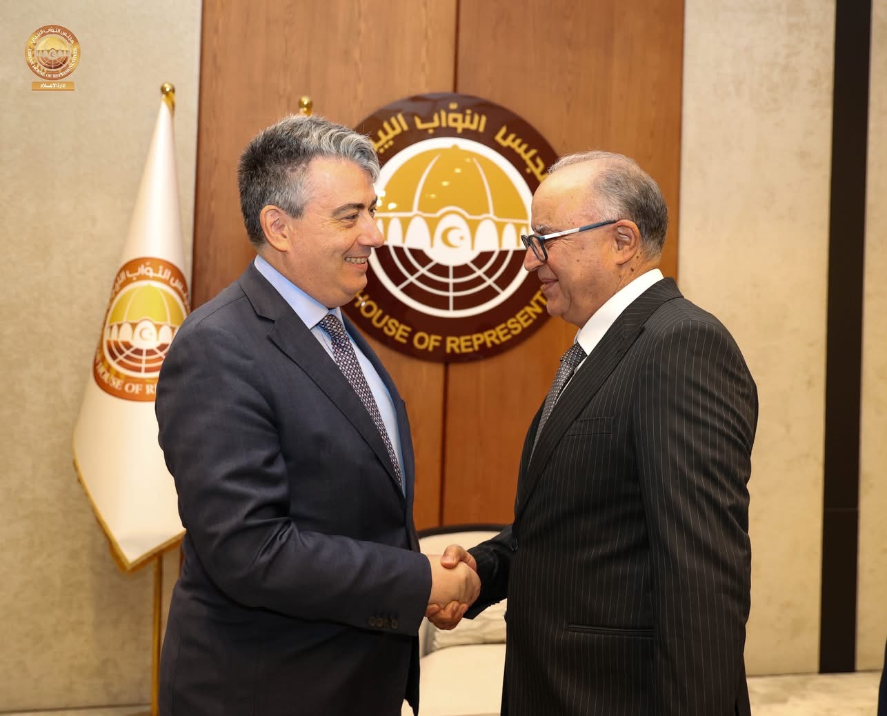 رئيس مجلس النواب يبحث مع القنصل الإيطالي تعزيز التعاون الاقتصادي والبرلماني 