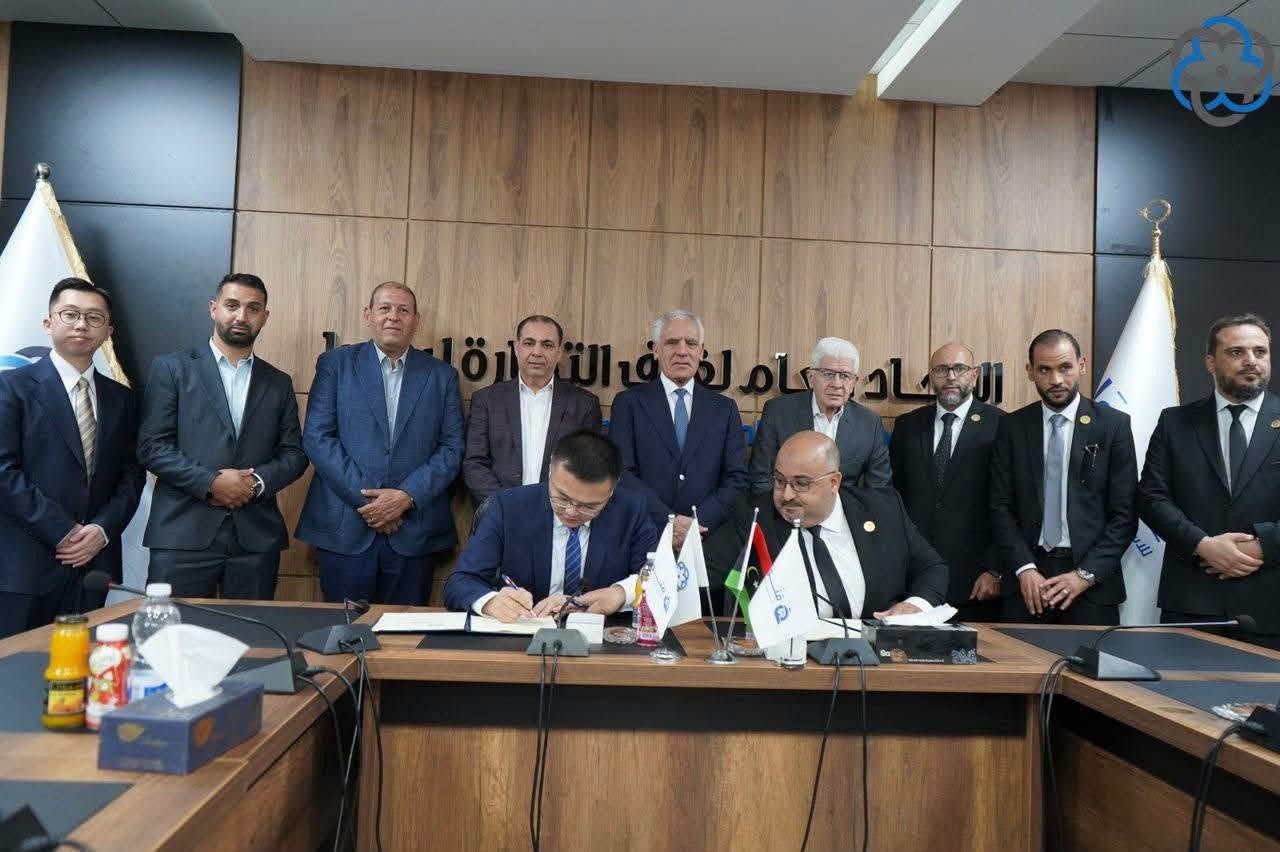 قنوان وهواوي توقعان اتفاق تعاون لدعم التحول الرقمي في ليبيا