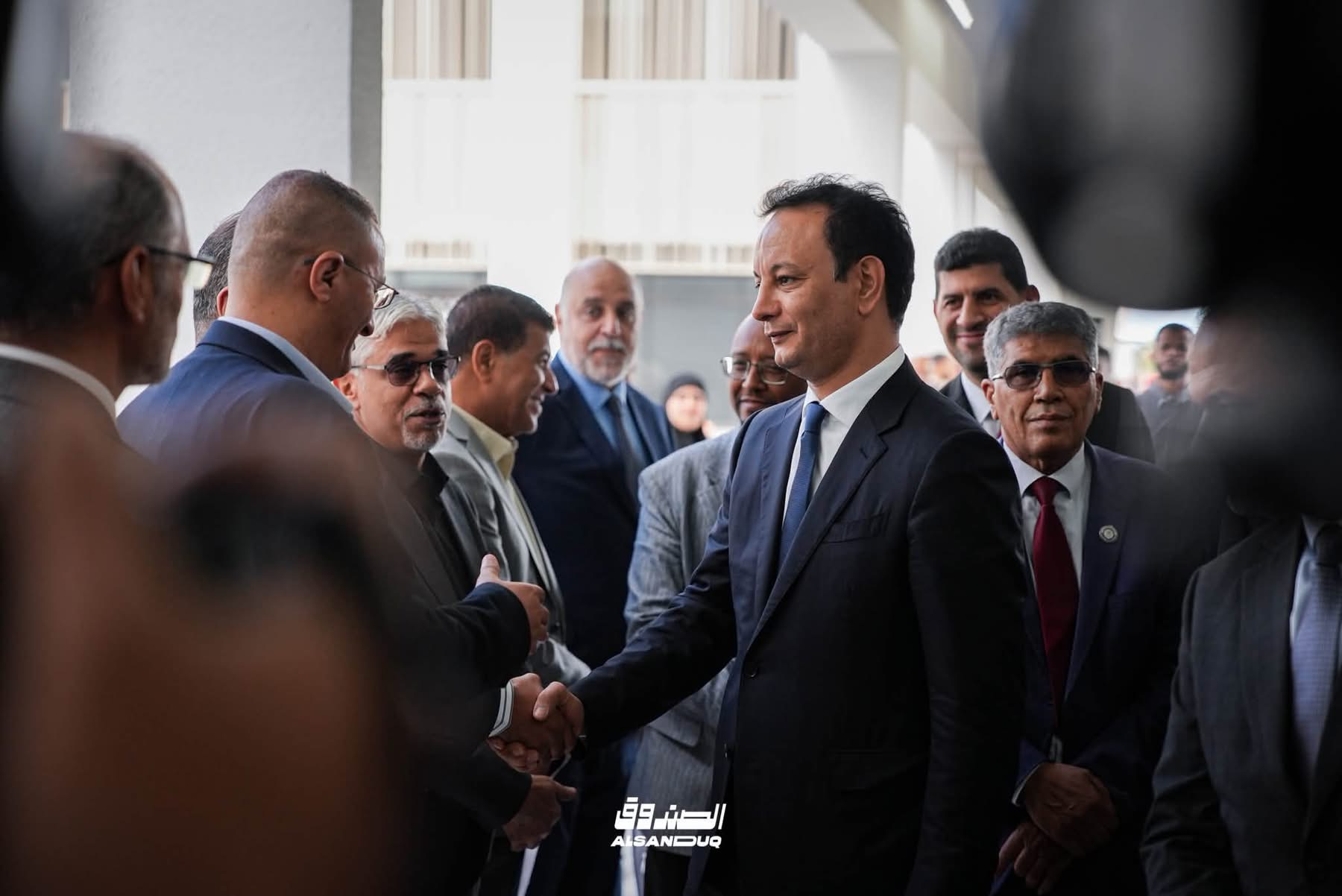 المهندس بالقاسم حفتر يشهد انطلاق الدراسة بجامعة بنغازي عقب تأهيل مرافقها