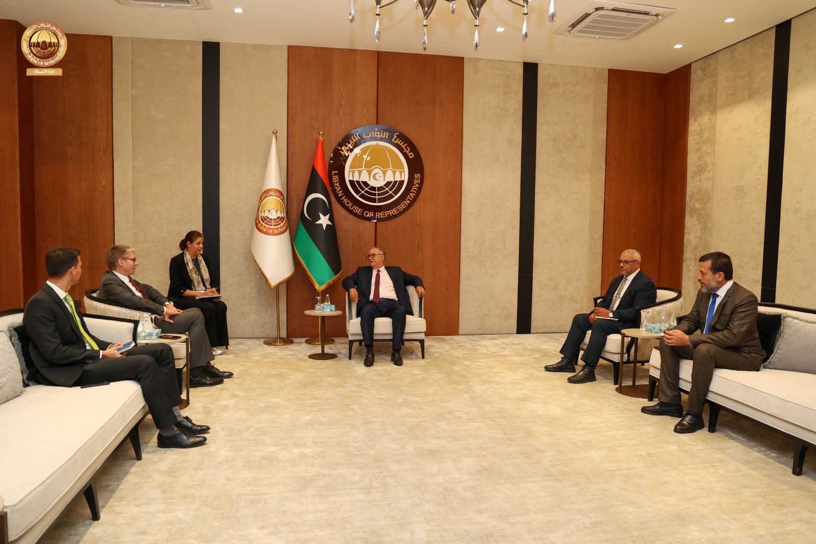 رئيس مجلس النواب يبحث مع السفير الألماني تعزيز العلاقات الثنائية