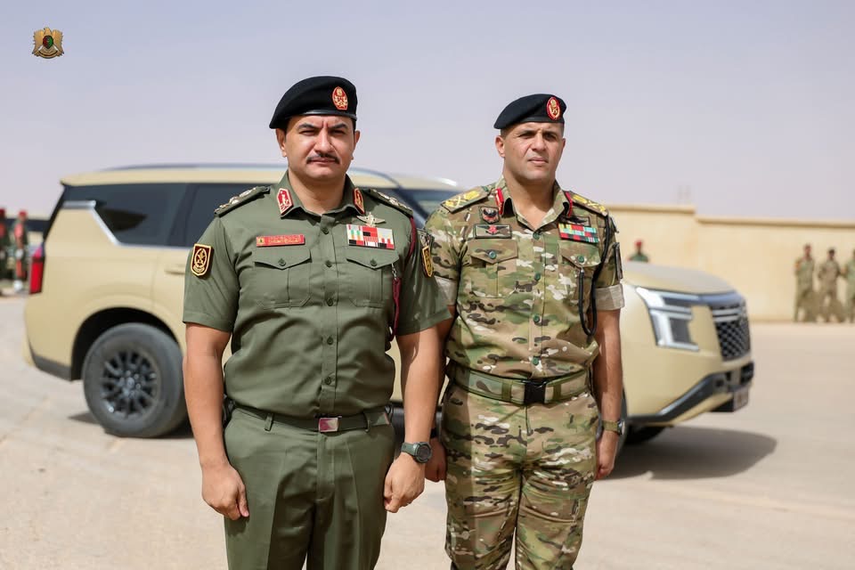 نائب القائد العام للقوات المسلحة الفريق أول ركن صدام حفتر يتفقد رئاسة أركان الوحدات الأمنية ويطّلع على مستوى الجاهزية والانضباط