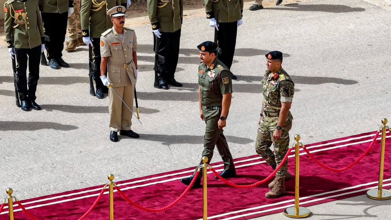 نائب القائد العام للقوات المسلحة الفريق أول ركن صدام حفتر يتفقد رئاسة أركان الوحدات الأمنية ويطّلع على مستوى الجاهزية والانضباط