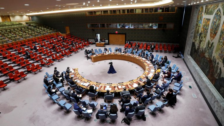 Security Council meeting at the United Nations Headquarters in New York