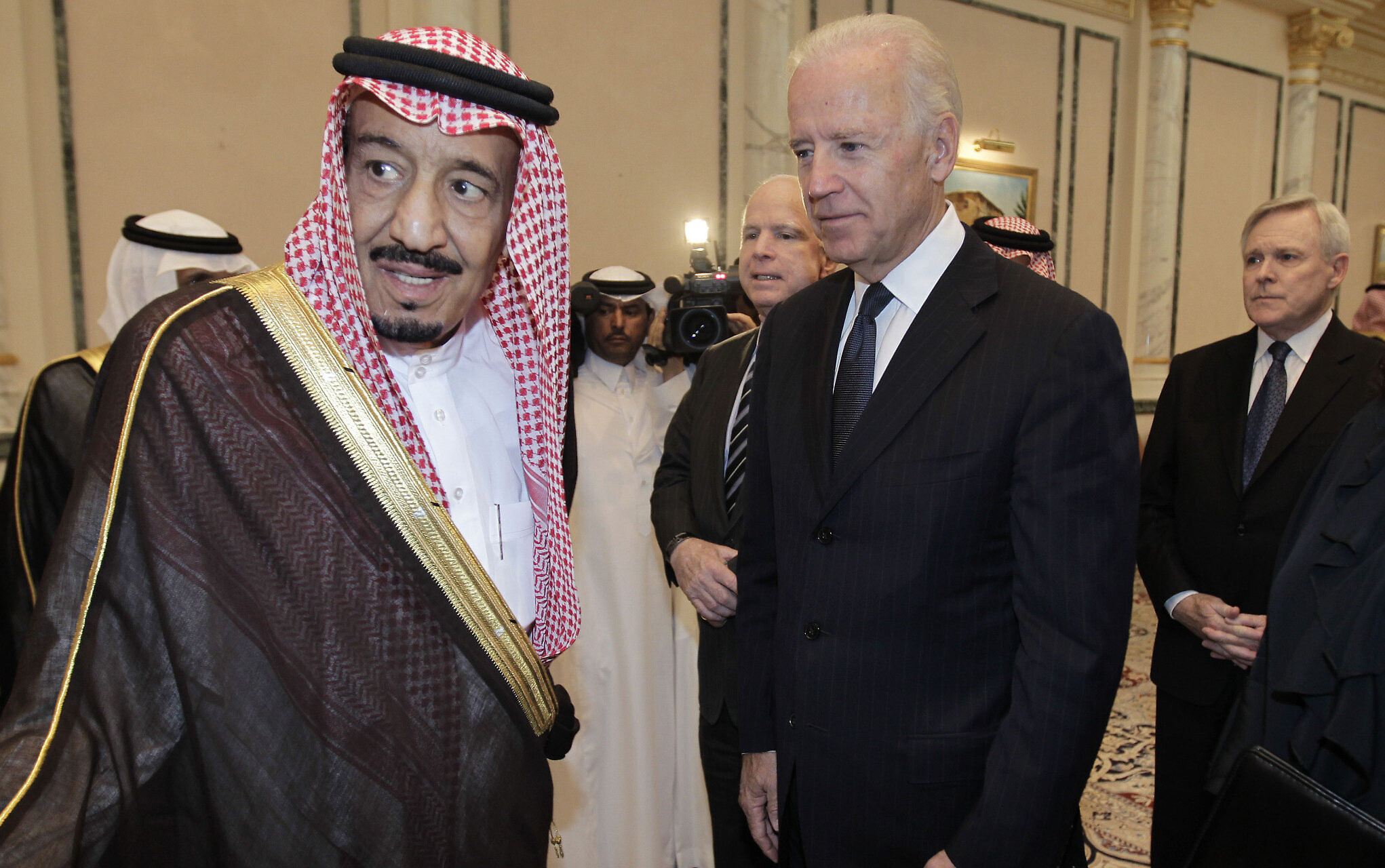 Joe Biden,   Prince Salman bin Abdel-Aziz