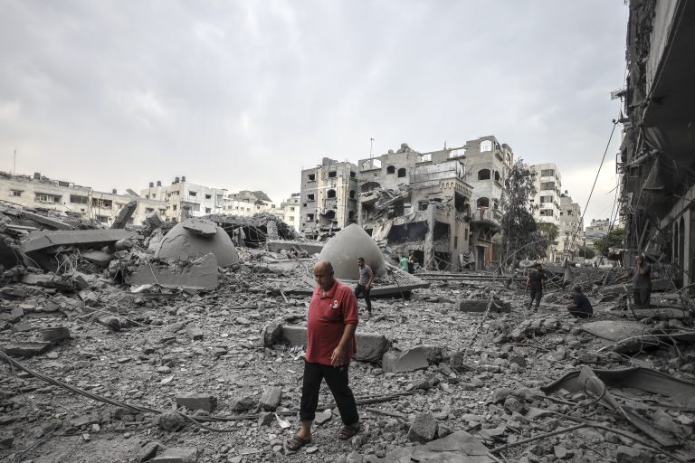 Aftermath Of Israeli Air Strikes In Gaza